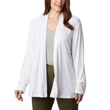 Columbia Essential Elements Plus Size, Cardigan Blancos Para Mujer | 781520-VKL